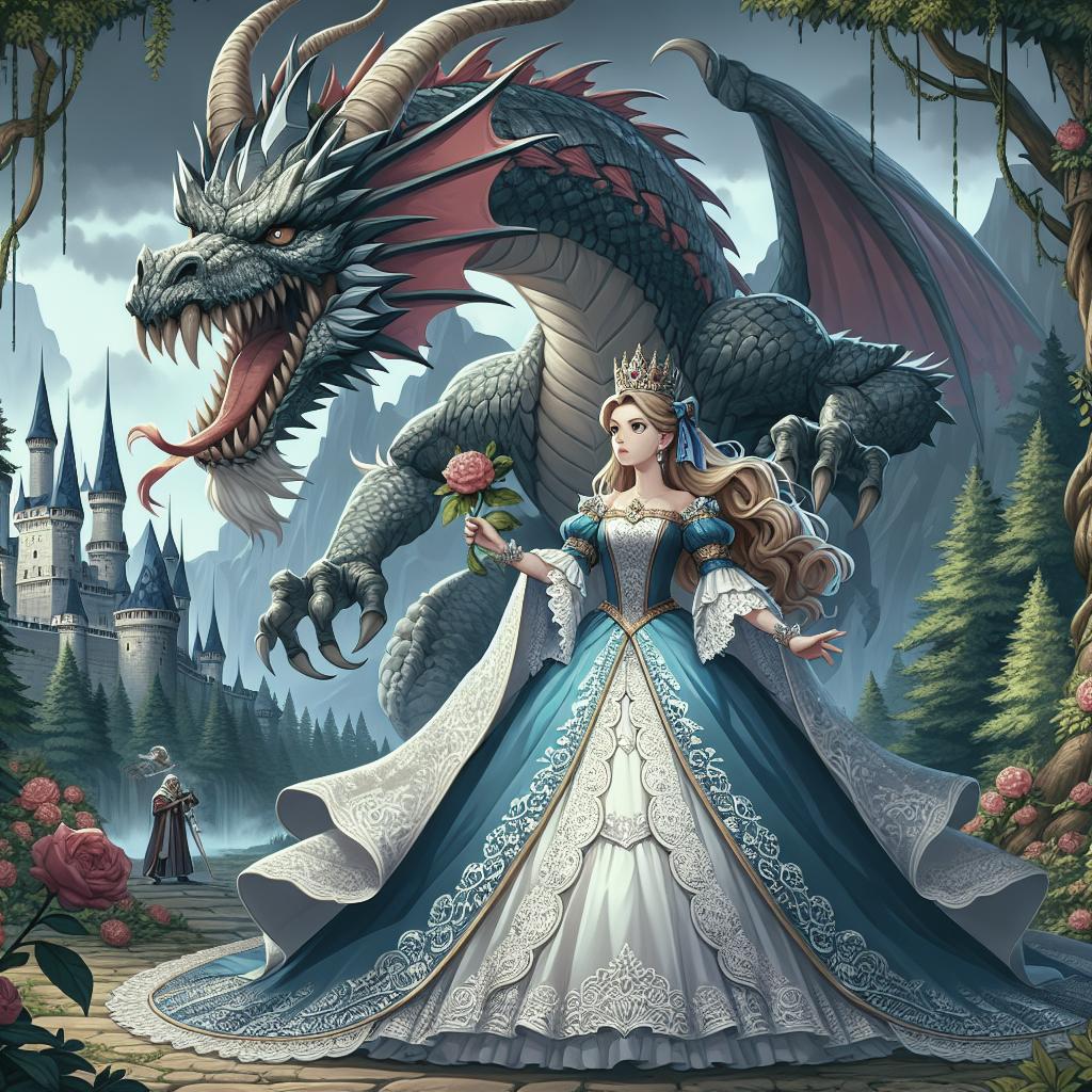 La Princesse et le Dragon : Un Conte de Courage et Amitié